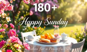 180+ Happy Sunday Blessings and Wishes for a Peaceful Day