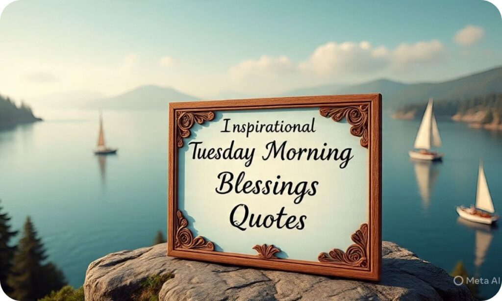 Inspirational Tuesday Morning Blessings Quotes