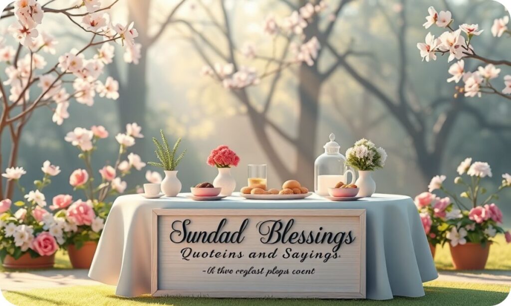 Sunday Blessings Quotes and Saying