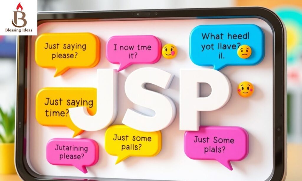 Casual Alternatives to JSP in Text