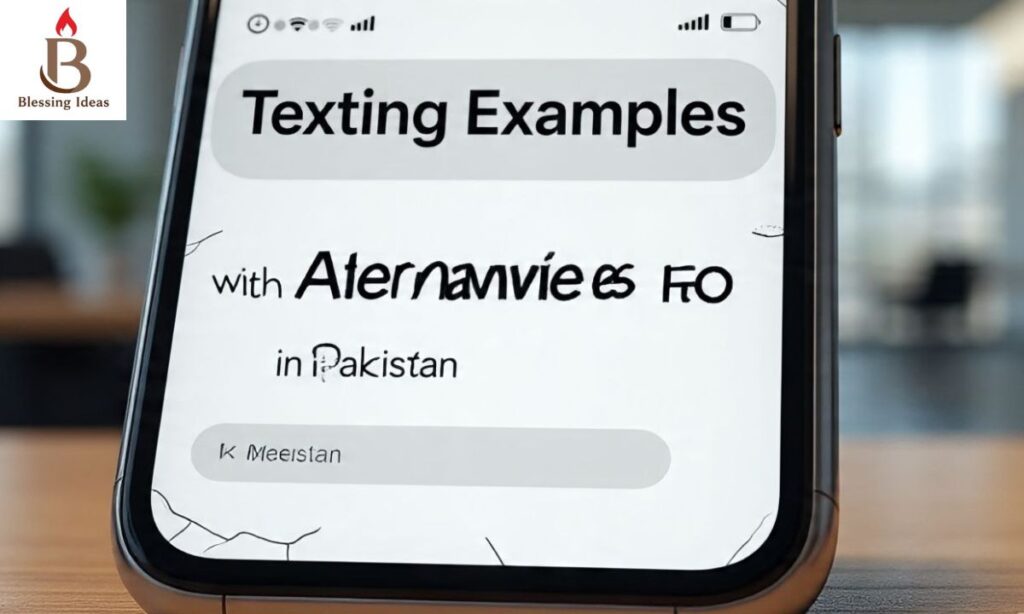Texting Examples with Alternatives to EYP
