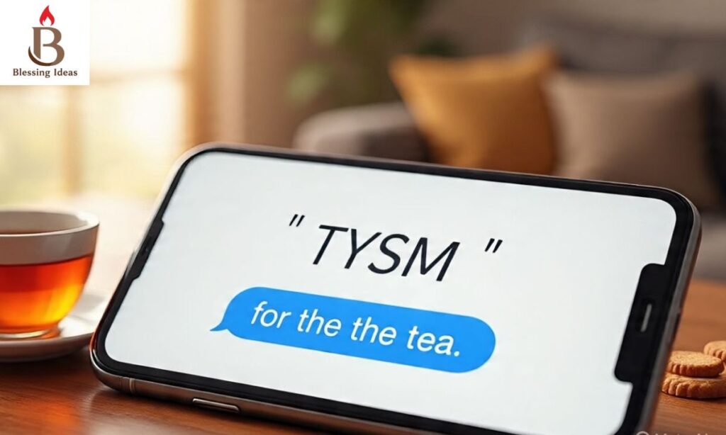 Texting Examples with TYSM Alternatives