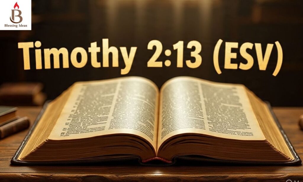 2 Timothy 213 (ESV)