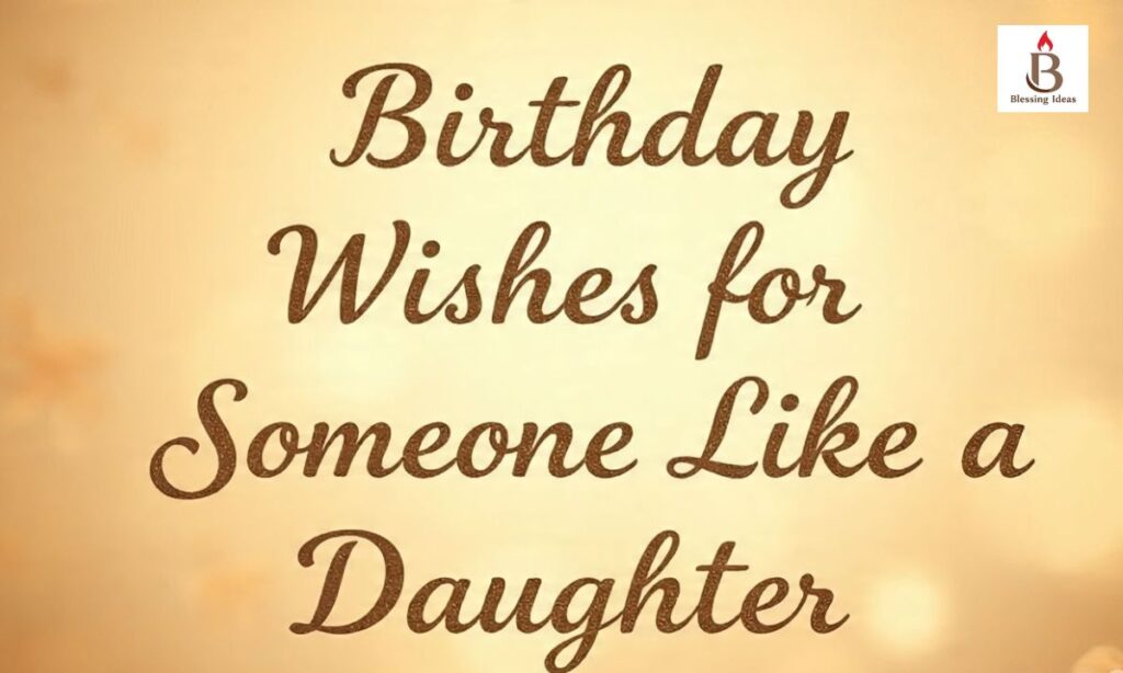 Birthday Wishes for Someone Like a Daughter