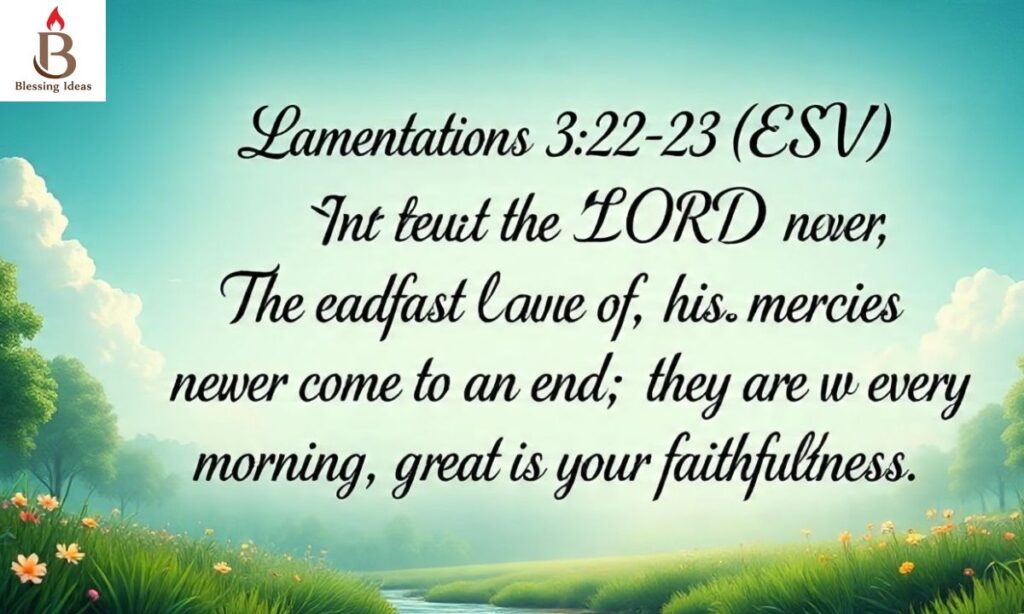 Lamentations 322-23 (ESV)