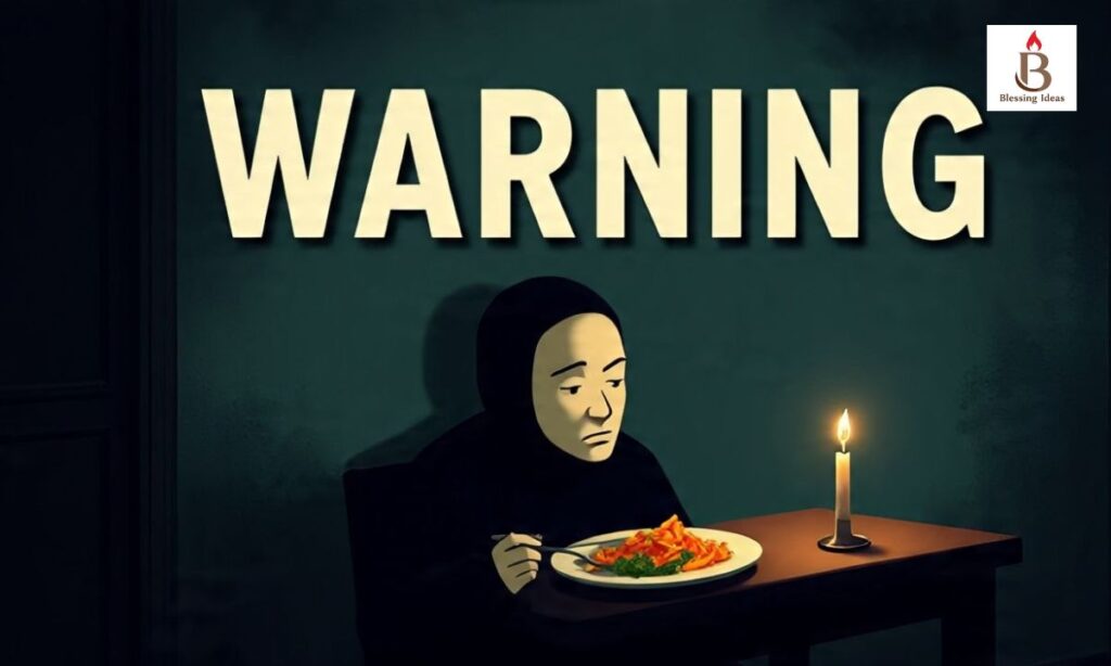 Negative or Warning Symbols of Eating in Dreams