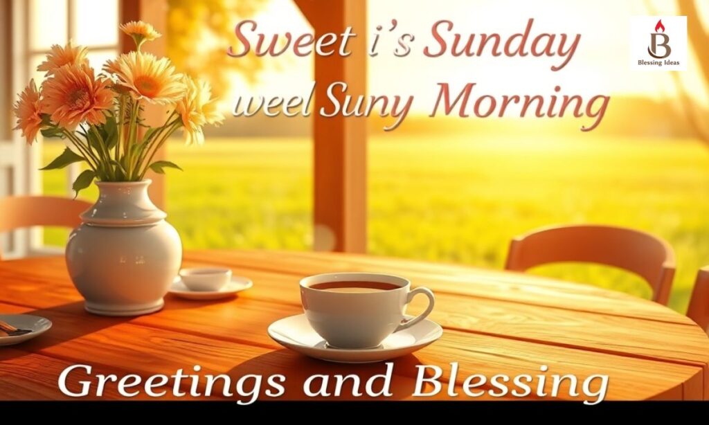 Sweet Sunday Morning Greetings and Blessings