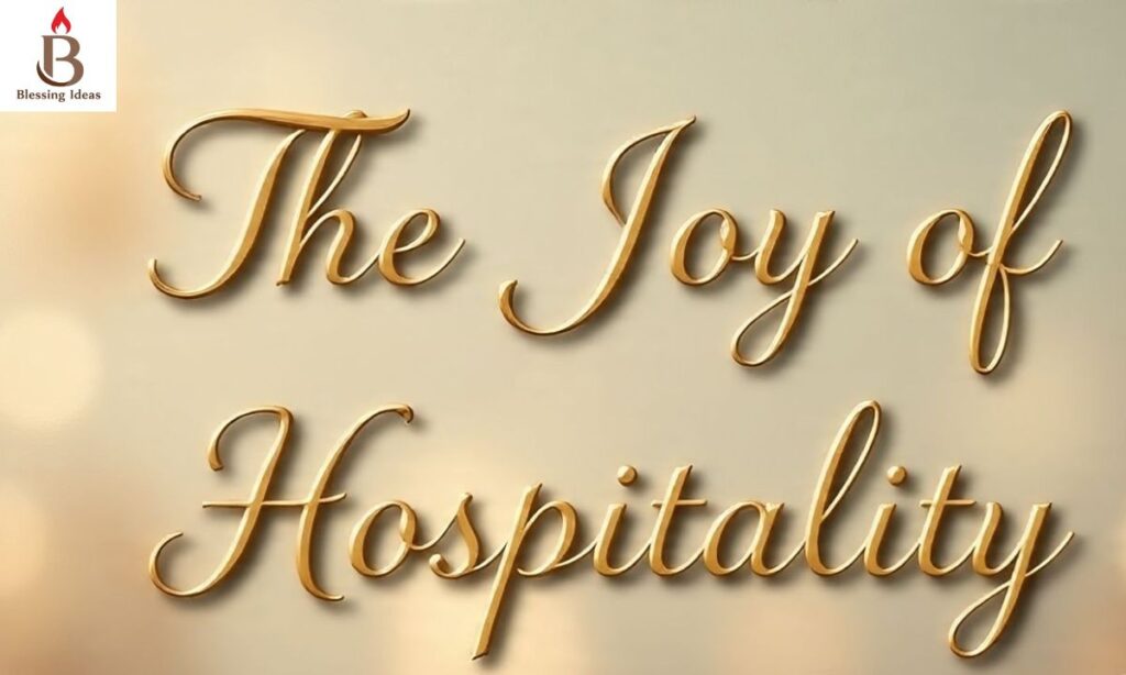 The Joy of Hospitality