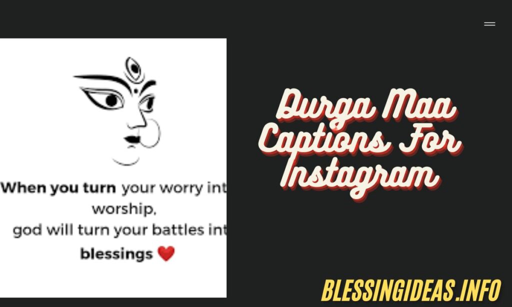 _Durga Maa Captions For Instagram