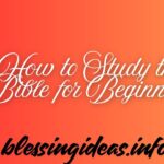 How to Study the Bible for Beginners